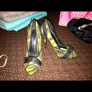 4+ inch Camo High Heels